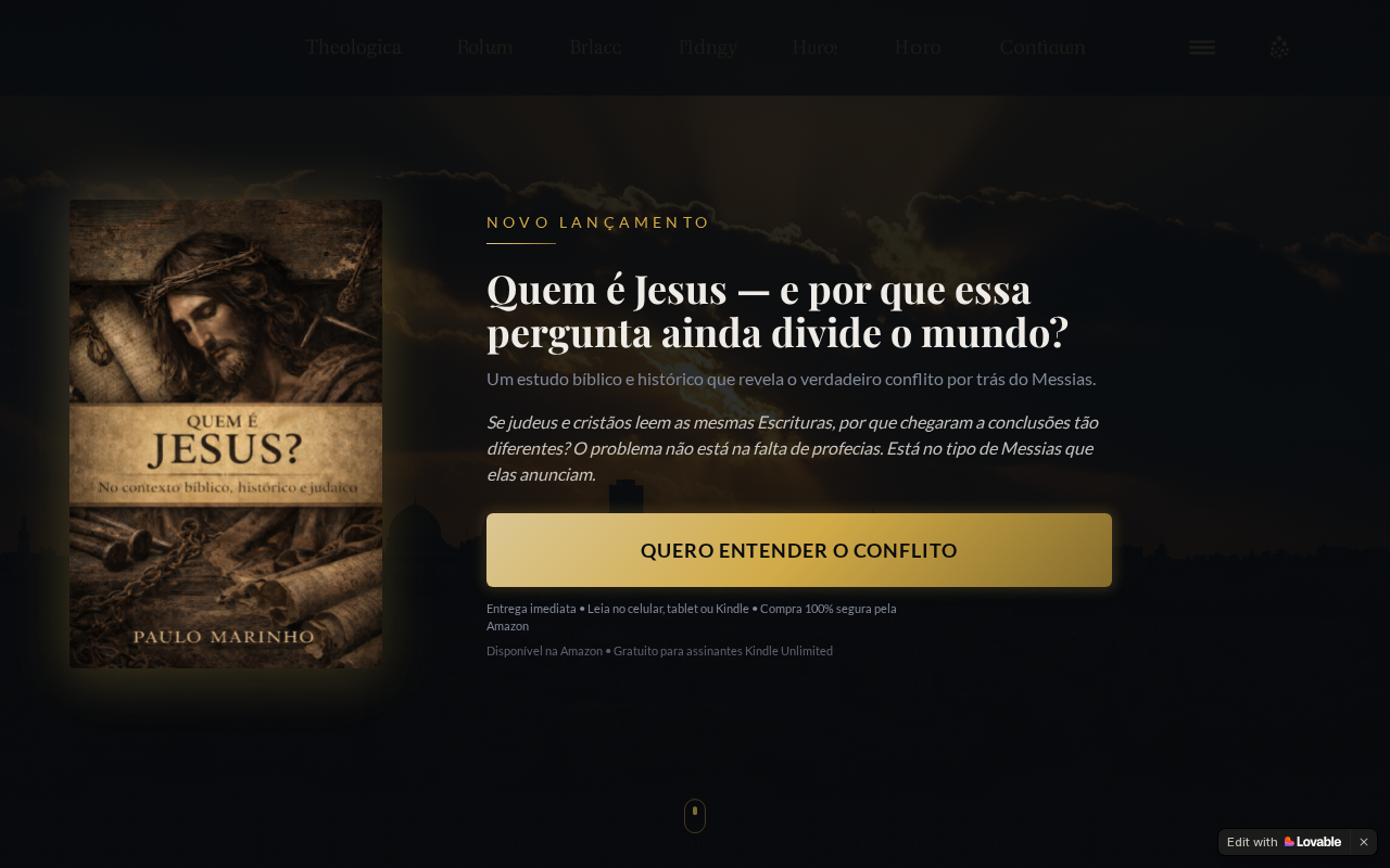Preview do site Messianic Revelation