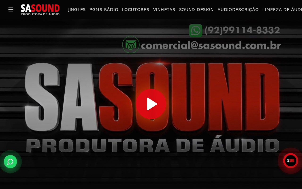 Preview do site Political SA Sound